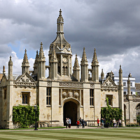 Buy canvas prints of Kings College Gatehouse by Stephen Stookey