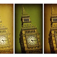 Buy canvas prints of Big Ben Triptych 1 by Stephen Stookey