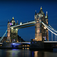 Buy canvas prints of Tower Bridge Evening by Stephen Stookey