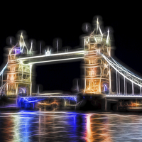 Buy canvas prints of  Tower Bridge Glow by Stephen Stookey