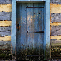 Buy canvas prints of Blue Cabin Door  by Stephen Stookey