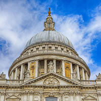 Buy canvas prints of Rise - St. Paul's Dome #1 by Stephen Stookey