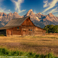 Buy canvas prints of T. A. Moulton Barn and Grand Teton by Stephen Stookey