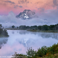 Buy canvas prints of Sunrise Reflections at Oxbow Bend by Stephen Stookey