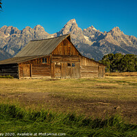 Buy canvas prints of T. A. Moulton Barn and Grand Teton by Stephen Stookey