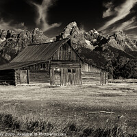 Buy canvas prints of T A Moulton Barn and Tetons by Stephen Stookey