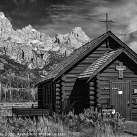 Buy canvas prints of Chapel of Transfiguration and Grand Teton by Stephen Stookey