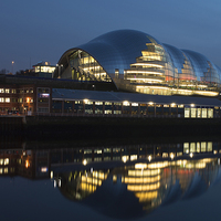 Buy canvas prints of Sage Gateshead by Michael Ross