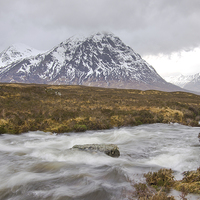 Buy canvas prints of The Great Herdsman of Etive by Andy Grundy
