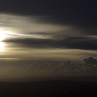 Buy canvas prints of Pendle Sunset by Andy Grundy