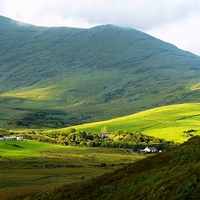 Buy canvas prints of  Mountains on the Ring of Kerry by Gisela Scheffbuch