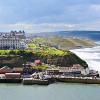Buy canvas prints of  Whitby by Gisela Scheffbuch