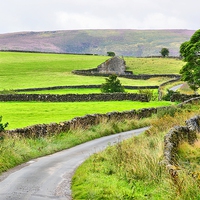 Buy canvas prints of  Yorkshire Scenery by Gisela Scheffbuch