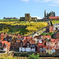 Buy canvas prints of  Whitby by Gisela Scheffbuch