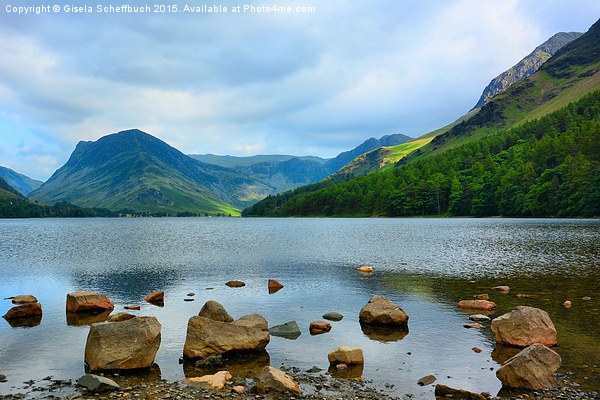  Buttermere Picture Board by Gisela Scheffbuch