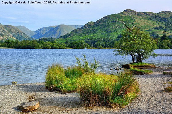  Ullswater Scenery Picture Board by Gisela Scheffbuch
