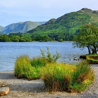 Buy canvas prints of  Ullswater Scenery by Gisela Scheffbuch