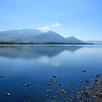 Buy canvas prints of Bassenthwaite Lake in the morning by Gisela Scheffbuch