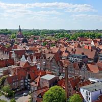 Buy canvas prints of  Luneburg by Gisela Scheffbuch