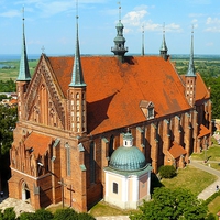 Buy canvas prints of  Frombork Cathedral by Gisela Scheffbuch