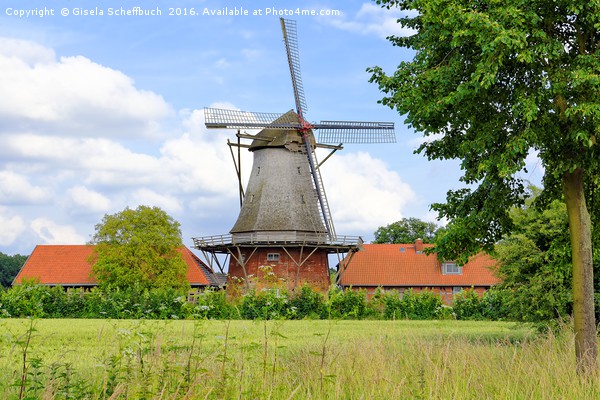 Windmill Bothmer Picture Board by Gisela Scheffbuch
