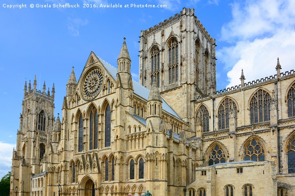 York Minster Picture Board by Gisela Scheffbuch