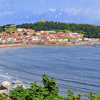 Buy canvas prints of Scarborough by Gisela Scheffbuch