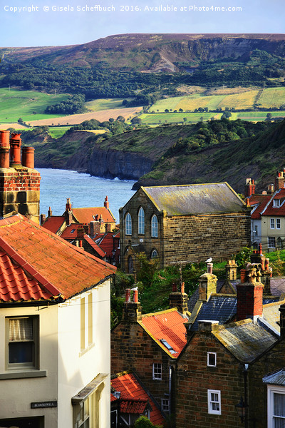 Robin Hood's Bay Picture Board by Gisela Scheffbuch