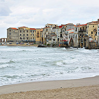 Buy canvas prints of Cefalù by Gisela Scheffbuch