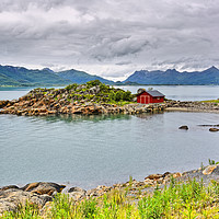 Buy canvas prints of  Nordic Summer Scenery by Gisela Scheffbuch