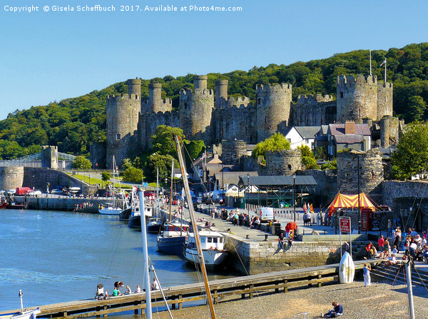 Conwy Picture Board by Gisela Scheffbuch