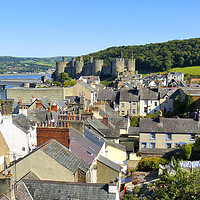 Buy canvas prints of Conwy by Gisela Scheffbuch