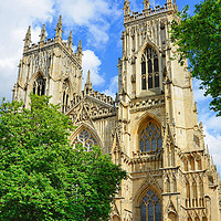 Buy canvas prints of York Minster by Gisela Scheffbuch