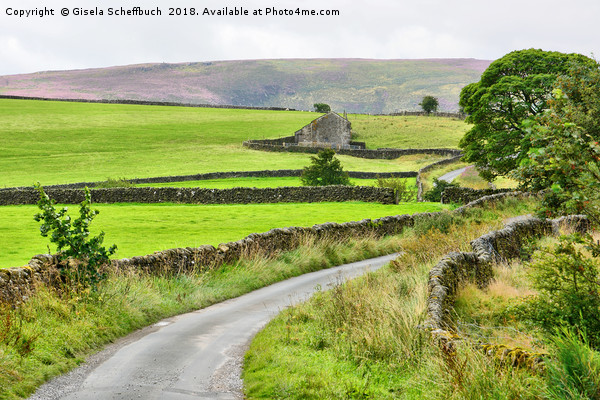 Yorkshire Scenery Picture Board by Gisela Scheffbuch
