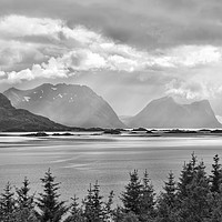 Buy canvas prints of Rough Summer in the North - Senja Norway by Gisela Scheffbuch