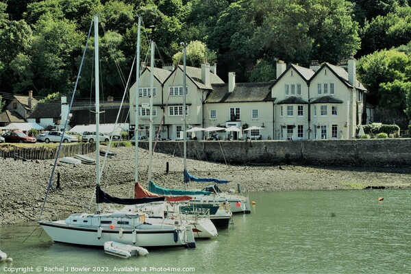 Boats at Porlock Weir Picture Board by RJ Bowler