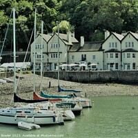 Buy canvas prints of Boats at Porlock Weir by RJ Bowler