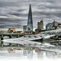 Buy canvas prints of The Shard by RJ Bowler