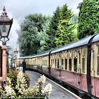 Buy canvas prints of Summer at Severn Valley Railway by Rachel J Bowler