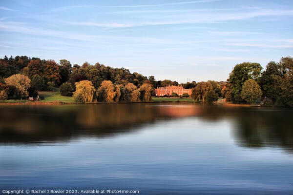 Himley Hall and Lake Picture Board by RJ Bowler