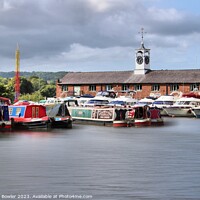 Buy canvas prints of Marina View at Stourport-on-Severn by RJ Bowler