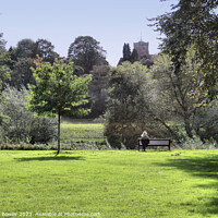 Buy canvas prints of Riverside Meadows at Stourport-on-Severn by RJ Bowler