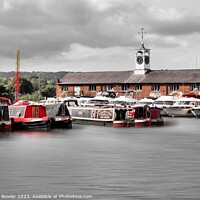 Buy canvas prints of Marina at Stourport-on-Severn by RJ Bowler