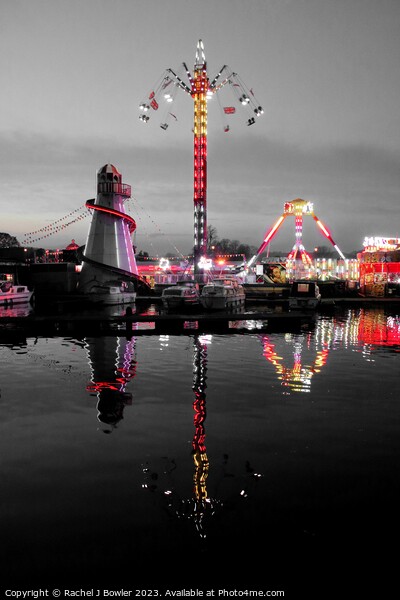 Funfair at Stourport-on-Severn Picture Board by RJ Bowler