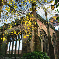 Buy canvas prints of Old Coventry Cathedral by RJ Bowler