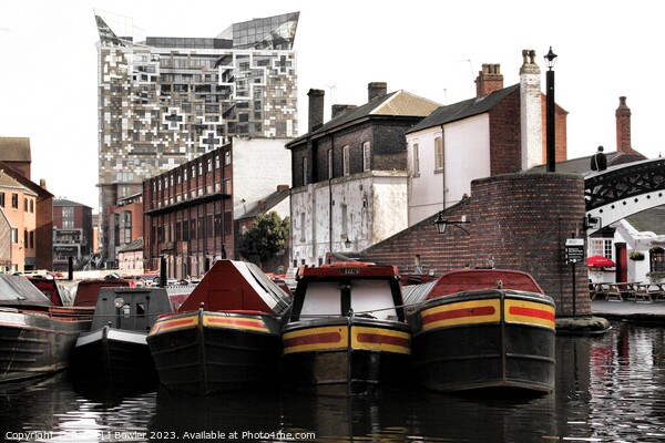 Birmingham Canalscape Picture Board by RJ Bowler