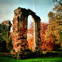 Buy canvas prints of Priory Ruins by Rachel J Bowler