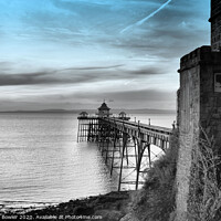 Buy canvas prints of Clevedon Blue by RJ Bowler