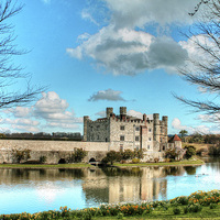 Buy canvas prints of Leeds Castle in Kent by Andy Wickenden
