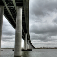 Buy canvas prints of Sheppey Bridge by Andy Wickenden